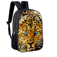 Рюкзак c принтом детский, молодежный "Леопард"