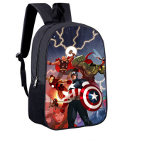 Рюкзак c принтом детский,молодежный "Marvel.Мстители"