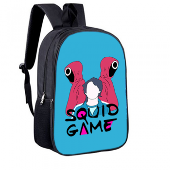 Рюкзак c принтом детский, молодежный "Squid Game. Игра в кальмара"