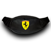 Сумка на пояс из кожзама "Ferrari"