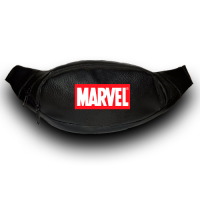 Сумка на пояс из кожзама "Marvel"