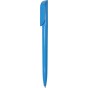 Ручка пластиковая шариковая, поворотная,голубая