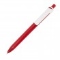 Ручка пластиковая шариковая, Wideclip, красная