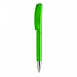 Ручка пластиковая шариковая, поворотная,зеленая