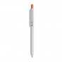 Ручка пластиковая шариковая, автоматическая,оранжевая