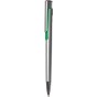 Ручка пластиковая шариковая,автоматическая,зеленая