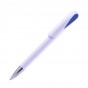 Ручка пластиковая шариковая, поворотная,синяя