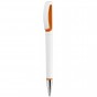 Ручка пластиковая шариковая, поворотная,оранжевая