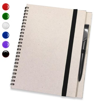  Блокнот A4 + ручка (Серый)