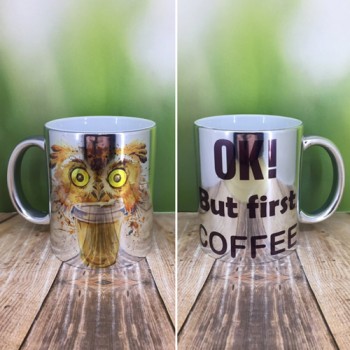 Чашка "OK! But first COFFEE"